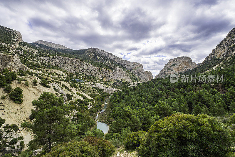 El Caminito del Rey，安达卢西亚壮观的小路(西班牙)